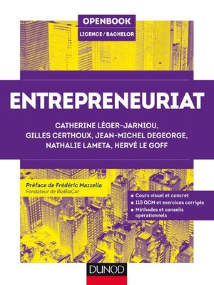 cover image of Entrepreneuriat